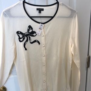 Talbots sweater with bow New With Tags